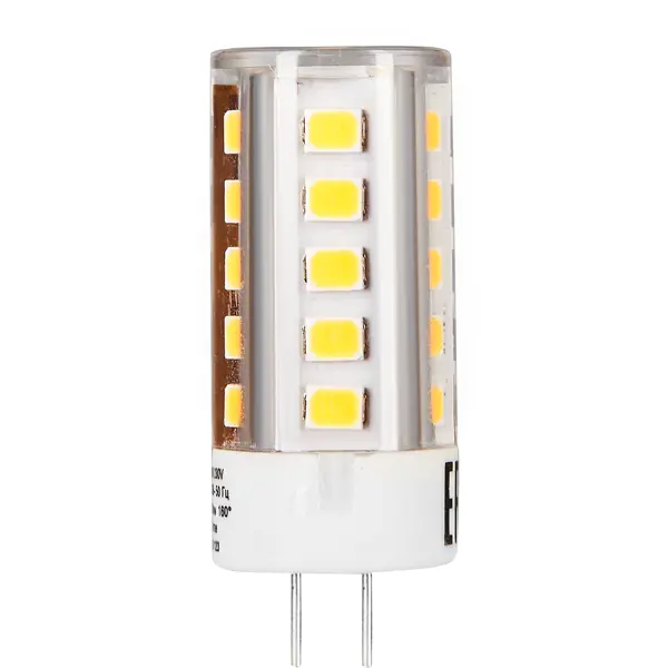 Лампа светодиодная G4 220 В 3 Вт 300 лм теплый белый свет теплый пол нагревательный мат русское тепло 8 кв м 1280 вт с терморегулятором рт 05