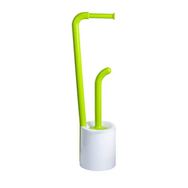 Стойка для ёршика и туалетной бумаги Fixsen Wendy FX-7032-60 69 см пластик цвет зеленый