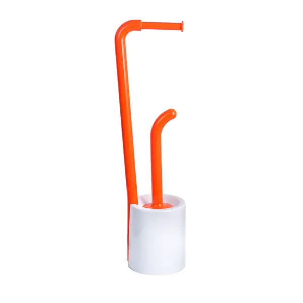 Стойка для ёршика и туалетной бумаги Fixsen Wendy FX-7032-93 69 см пластик цвет оранжевый корзина для белья fixsen wendy fx 7073 93 26 л оранжевый