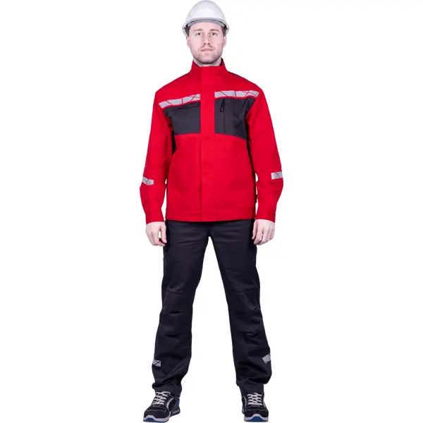 Куртка Стронг 1608 цвет красный размер 104-108 рост 170-176 см