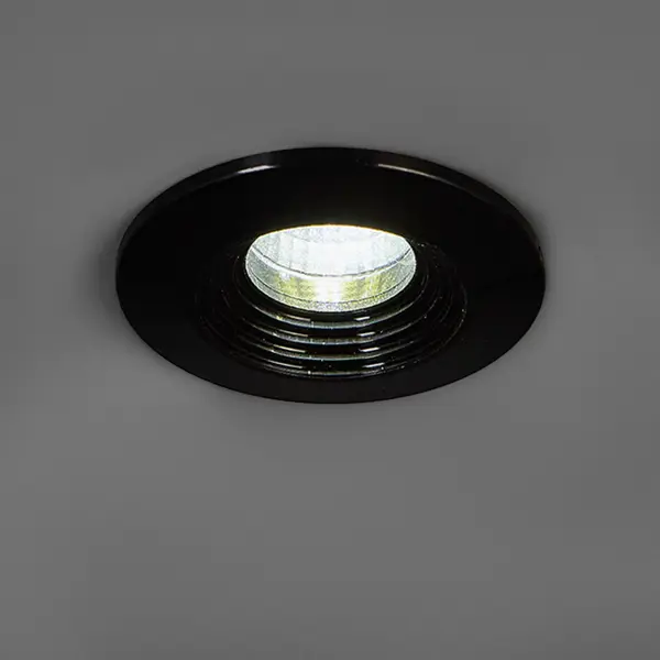 Светильник встраиваемый светодиодный Elektrostandard 9903 COB, 3 Вт, цвет чёрный парковый светильник feron классика 11243