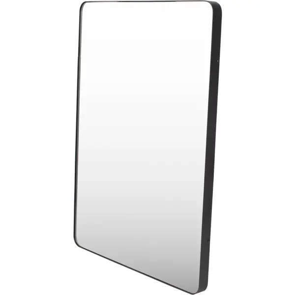 фото Зеркало для ванной март ferro 50x70 см цвет черный