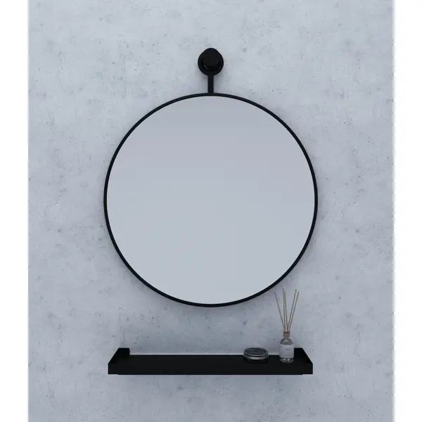 Зеркало для ванной Март Ferro 57 см зеркало для ванной март ferro 55 см чёрный