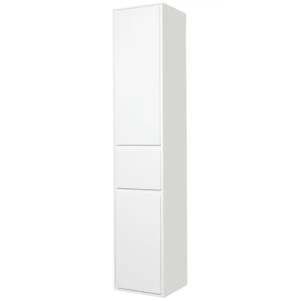 Пенал «Мокка» 35 см цвет белый глянец стол журнальный мебелик sht ct12 1 глянец белый белый муар