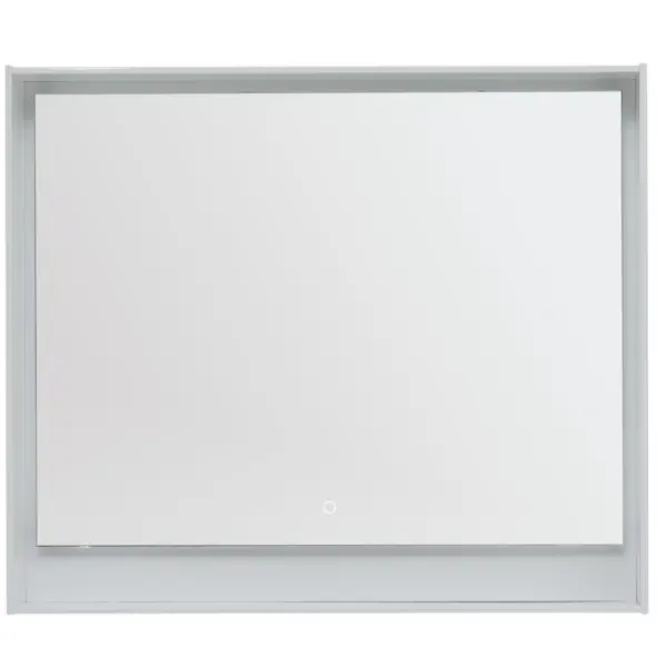 Зеркало для ванной Aquanet Мокка с подсветкой 96.5x83 см цвет белый глянец зеркало для ванной aquanet мокка с подсветкой 58x83 см дуб серый
