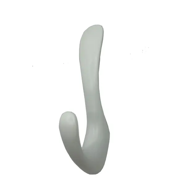 Мебельный крючок N00-N00-MW 10 см ЦАМ цвет белый крючок мебельный cappio двухрожковый