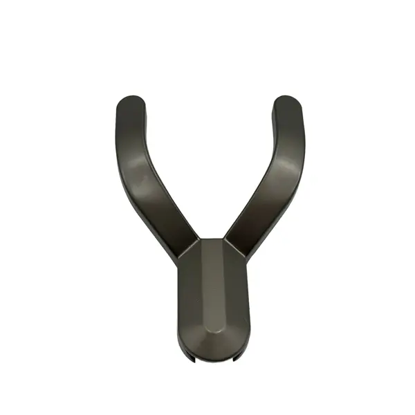 Мебельный крючок N00-N00-MB 13 см ЦАМ цвет черный крючок мебельный двойной jet 585 античное серебро