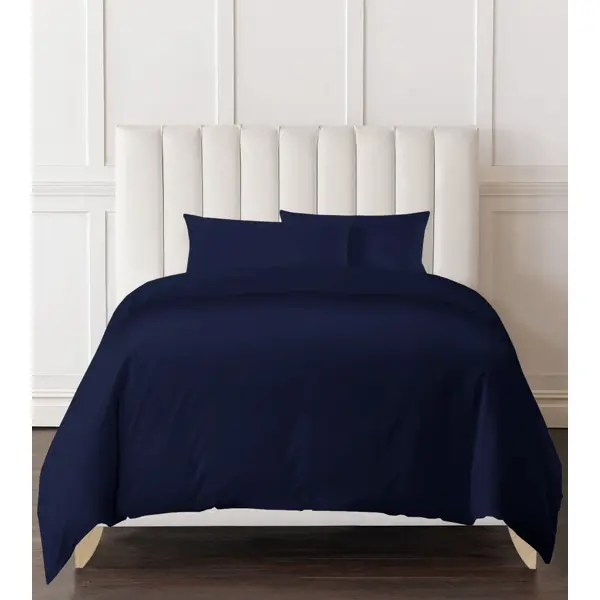 Комплект постельного белья Mona Liza евро сатин сине-черный комплект постельного белья mona liza scandi евро сатин синий