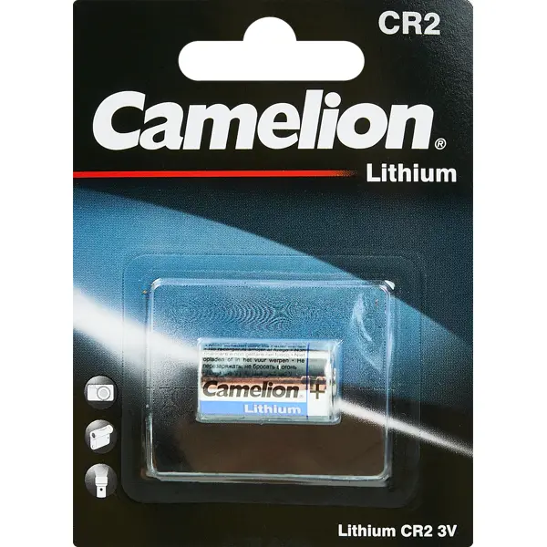 Батарейка литиевая Camelion CR2-BP1 1 шт. батарейка camelion lr626 g4 bl 10 ag4 bp10 10 штук