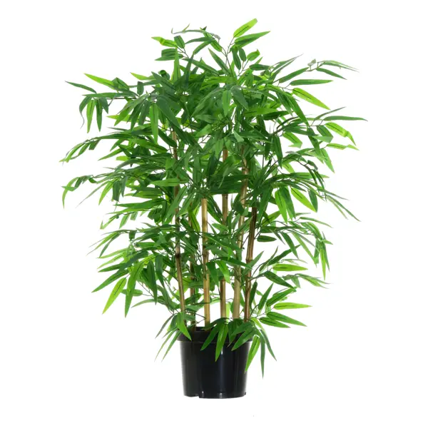 Искусственное растение бамбук Миоко h80 см корзина плетеная 13х9 5 28 см зеленый бамбук