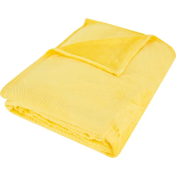 Плед Gella 200x220 см фланель цвет желтый контур по ткани decola 18 мл желтый