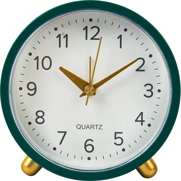 Часы настольные Эра круглые пластик цвет синий 5x11 см ископаемый грант хронограф синий кожаный ремешок fs4835 мужские часы
