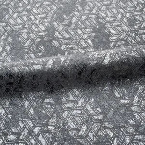 фото Штора на ленте калейдоскоп 200x280 см цвет серый miamoza