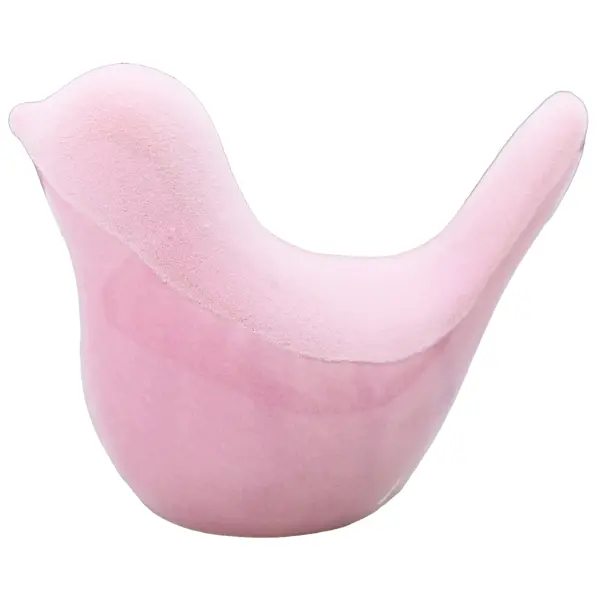 Изделие декоративное Птичка керамика 10.5x5.8x8.5 см цвет розовый ваза настольная кубок h 24 см розовый керамика 1 сорт иран