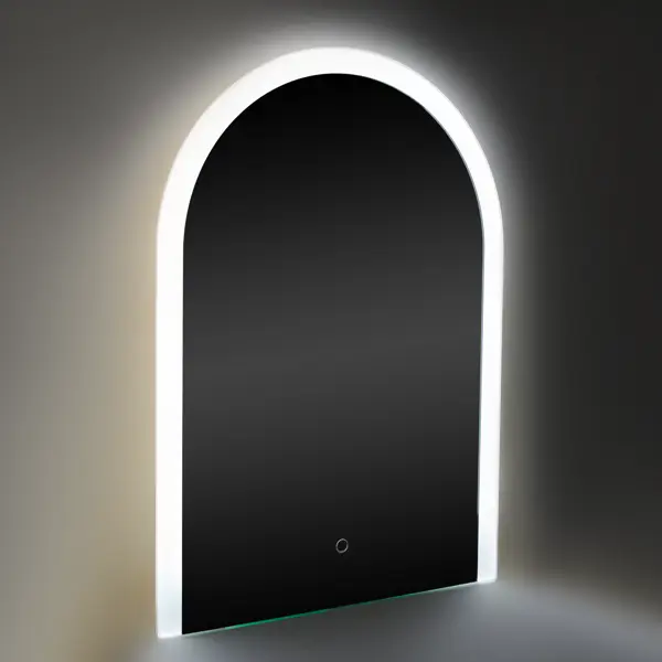 Зеркало для ванной Omega Glass Слим SD54 с подсветкой 50x70 см арка арка decomaster