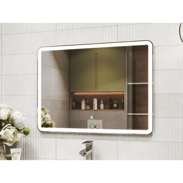 Зеркало для ванной Vigo Bora Classic Led с подсветкой 80 см зеркало для ванной vigo bora classic led с подсветкой 80 см