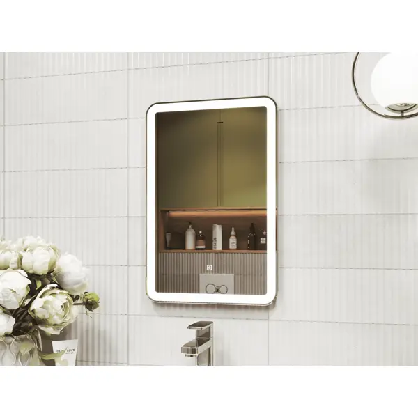 Зеркало для ванной Vigo Bora Classic Led с подсветкой 40 см зеркало для ванной vigo bora classic led с подсветкой 50 см