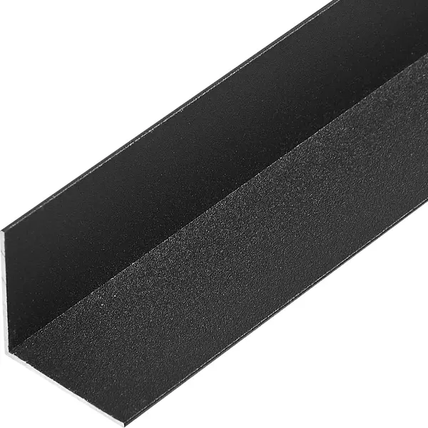 L-профиль с равными сторонами 30x30x1.2x2700 мм, алюминий, цвет черный дырокол металлический brauberg heavy duty до 60 листов черный 226868