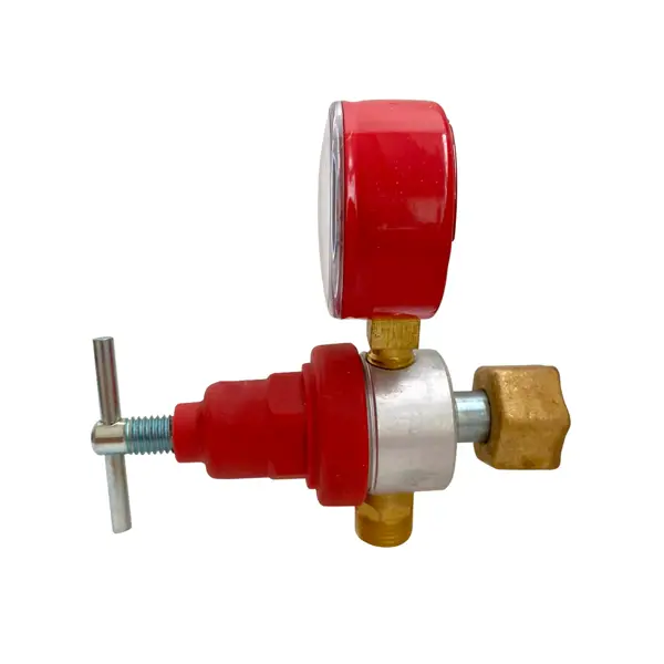 Редуктор Vaxt для газового баллона с манометром шланг для газосварки vaxt ø16 мм 10 м резина красный