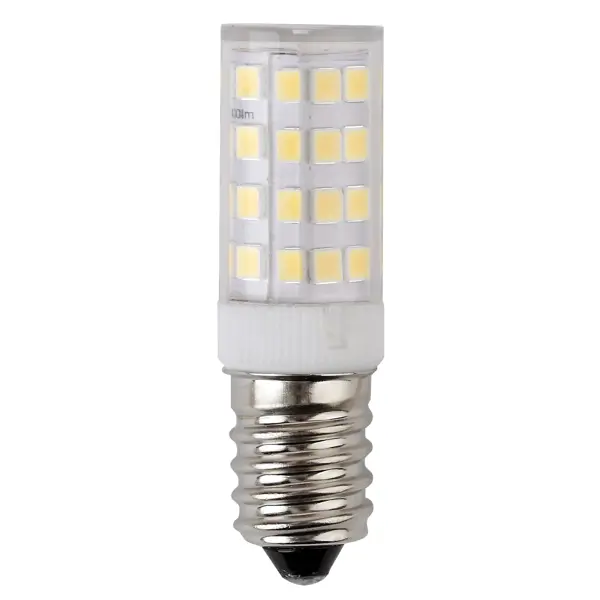 фото Лампа для холодильника светодиодная эра e14 175-250 в 5 вт капсула 400 лм теплый белый цвет света