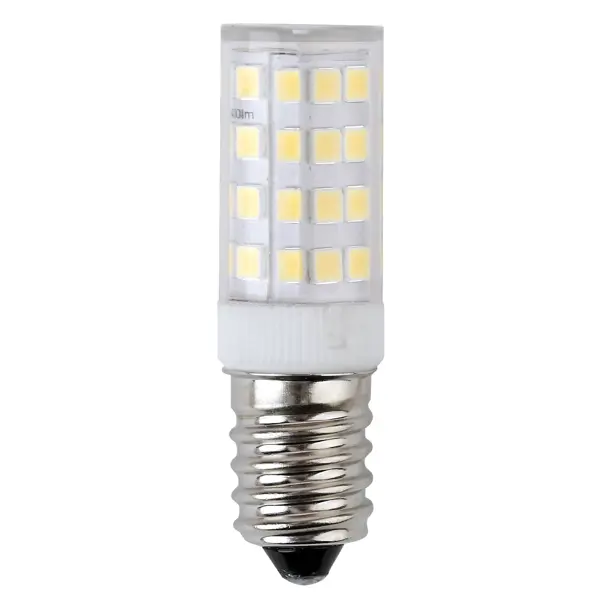 фото Лампа для холодильника светодиодная эра e14 175-250 в 5 вт капсула 400 лм нейтральный белый цвет света