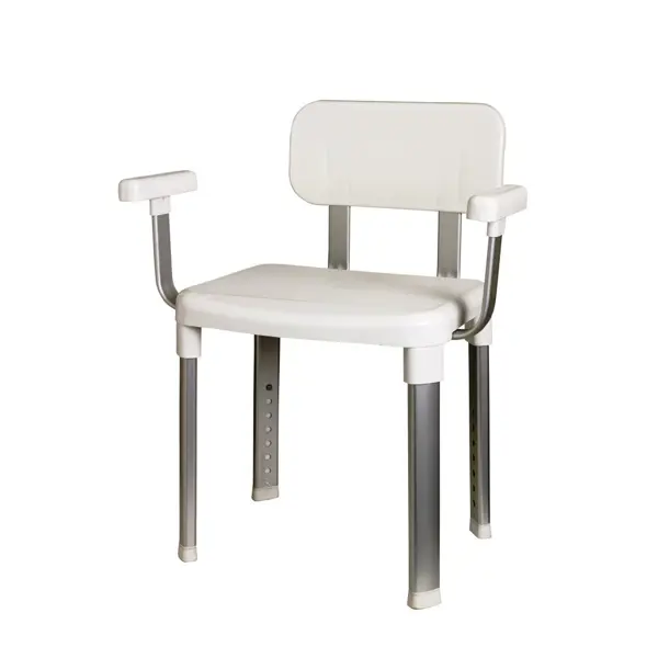 Стул-кресло для ванны Primanova цвет белый стул поход склад со спинкой на замк опорах труба d16 ника с камнями и клен листьями пс2 4