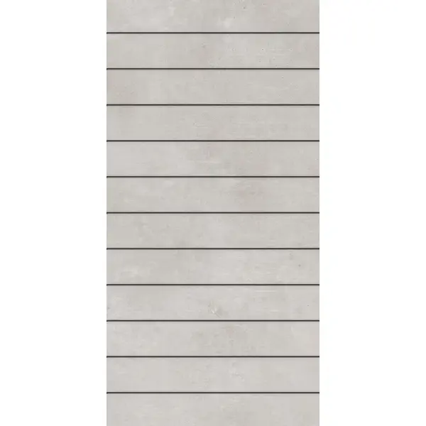 Декор настенный Azori Cemento 31.5x63 см матовый цвет серый декор azori vela nero stella 20 1x50 5