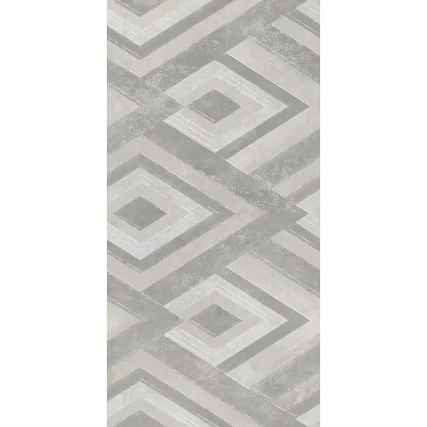 Плитка настенная Azori Cemento Geometria 31.5x63 см 1.59 м² матовая цвет серый бордюр металлический azori глянцевый 2x63 см серый