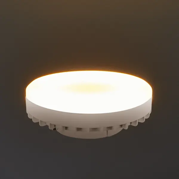 фото Лампа светодиодная osram gx53 230 в 10 вт спот прозрачная 1000 лм теплый белый свет