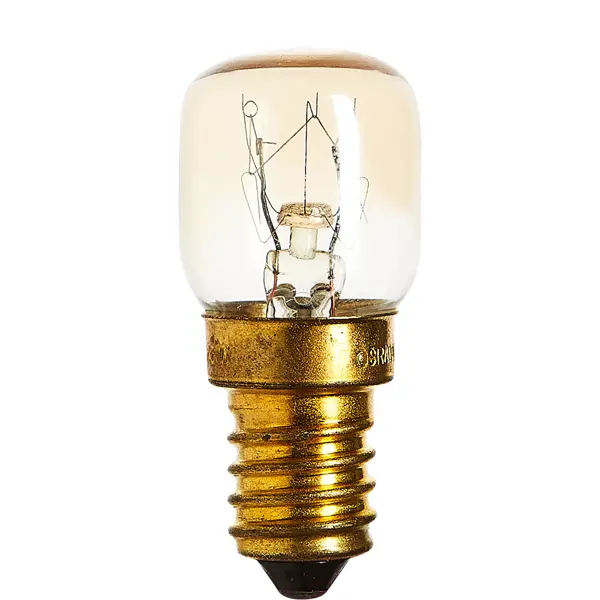 Лампа накаливания для духовки Osram трубчатая E14 15 Вт свет тёплый белый трубчатая светодиодная лампа osram