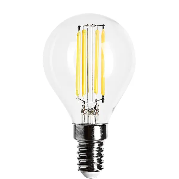 Лампа светодиодная Osram E14 220 В 5 Вт шар 660 лм тёплый белый свет микрофон звук свет желтый