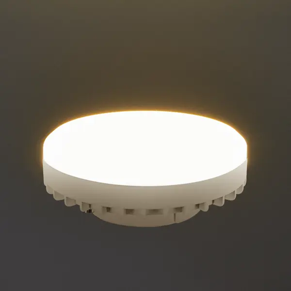 фото Лампа светодиодная osram gx53 230 в 10 вт спот прозрачная 1000 лм нейтральный белый свет