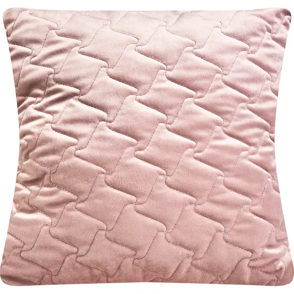 Подушка Verona 50x50 см цвет розовый Kiss 5 подушка velvet 50x50 см зеленый celadon 2