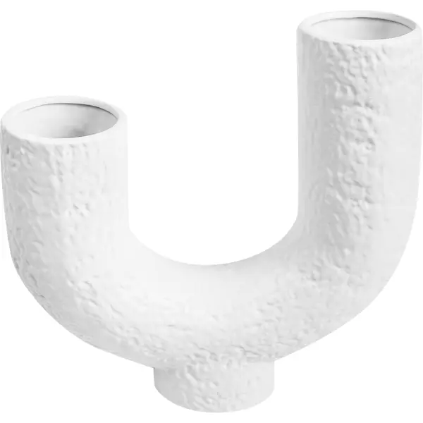 фото Ваза сканди керамика цвет белый 32 см без бренда