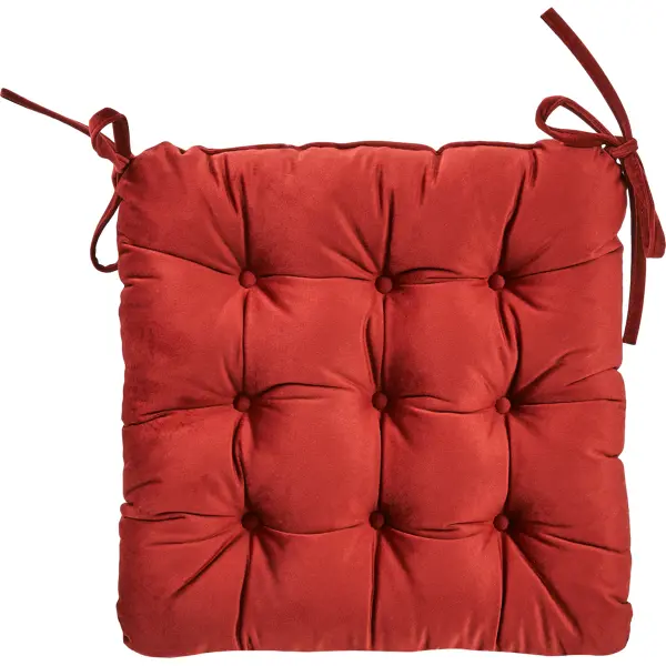 Подушка на сиденье Linen Way «Cocktail 1» 40x36 см цвет терракот