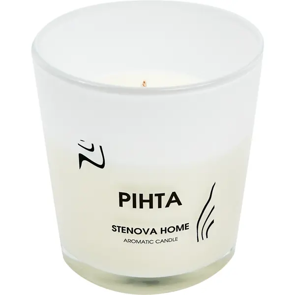 Свеча ароматизированная Pihta зеленая 8.5 см свеча ароматизированная 8 5х9 см в стакане bartek candles шоколадный рай 115гр