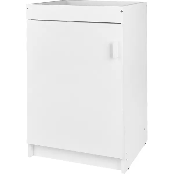 Кухонный шкаф под мойку напольный 50x85x50 см ЛДСП цвет белый пакет ламинированный защитник отечества ml 21 х 25 х 8 см