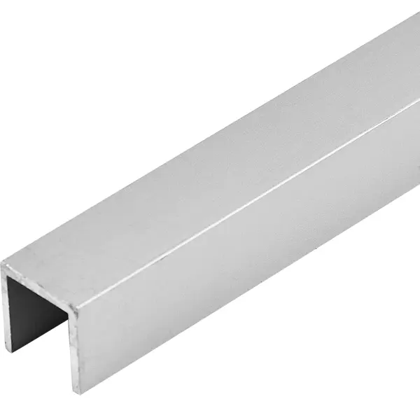 Швеллер алюминиевый 15х15х15х1 5 мм 2 м цвет серебро алюминиевый швеллер gah alberts