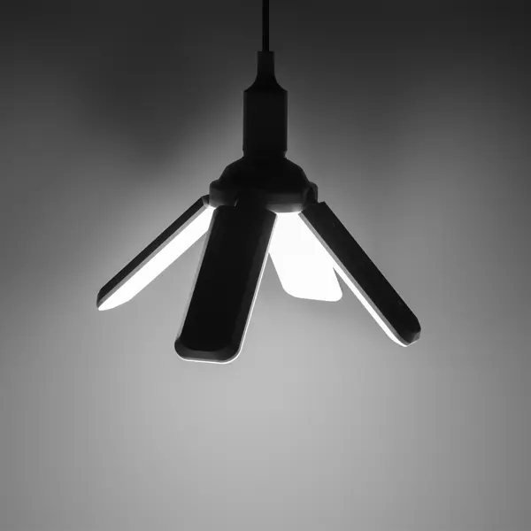 фото Лампа светодиодная gauss клевер-4 e27 230 в 30 вт матовая 2900 лм, нейтральный белый свет