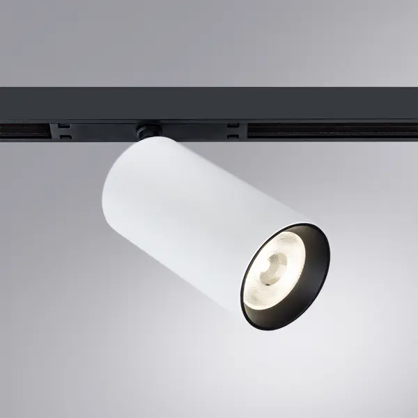 фото Трековый светильник arte lamp «optima» светодиодный 16 вт магнитный 4 м² цвет белый