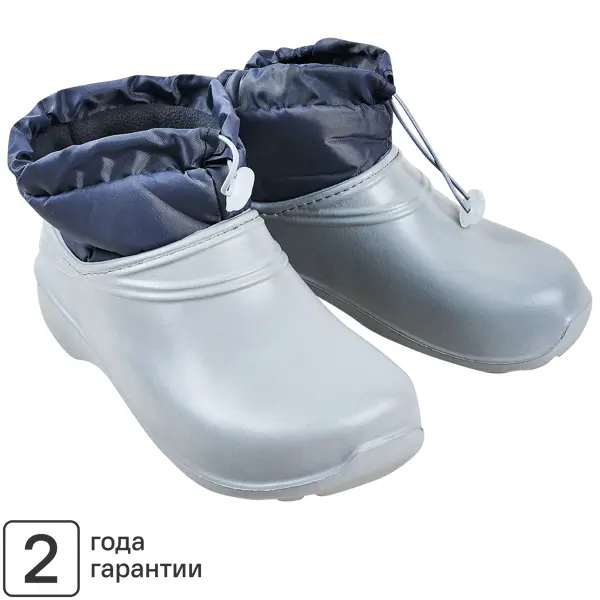 фото Ботинки утепленные с кулиской dexter размер 44 цвет серый