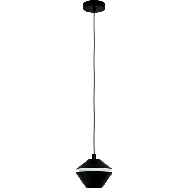 Светильник подвесной Perpigo 2.5 м² цвет черный