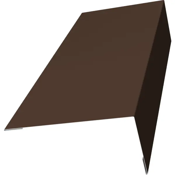 Наличник оконный 100x50x1250 мм цвет коричневый наличник оконный металл hauberk 1 25 м коричневый