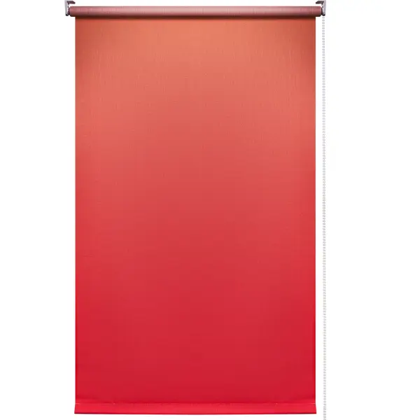 фото Штора рулонная градиент 50x170 см красно-оранжевая legrand