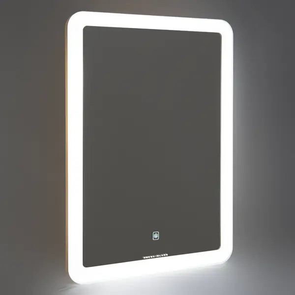 Зеркало для ванной Omega Glass Лионель SD90 с подсветкой 40x55 см прямоугольное пленка защитная mosseller для задней панели для realme v23i