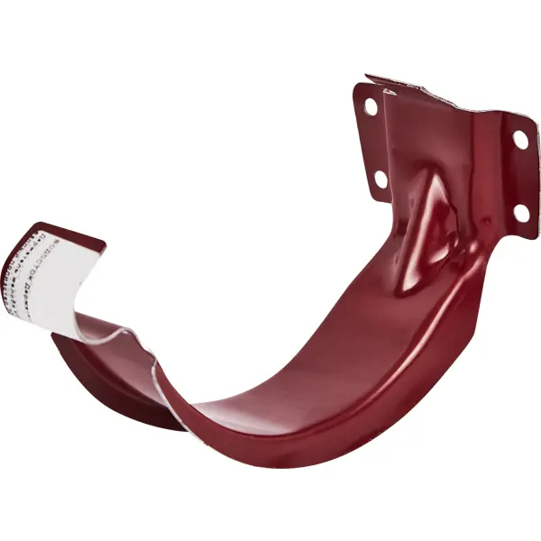 Держатель желоба карнизный сталь Интерпрофиль 80 мм 150 мм цвет вишня соединитель желоба красный