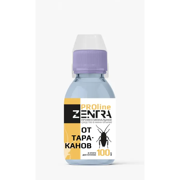 Инсектицид для защиты от тараканов Zentra жидкость 100 мл