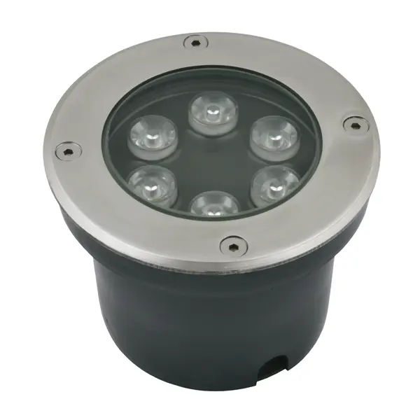 Светильник встраиваемый светодиодный уличный Uniel ULUB11A 6 Вт IP67 цвет серый