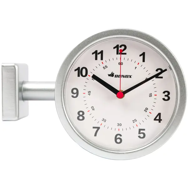 Часы настенные Dream River Дубль металл цвет серебристый бесшумные 20x25 см