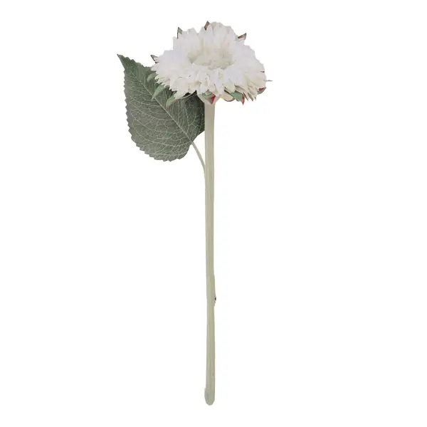 Искусственное растение Гербера 42 см белый